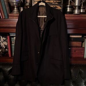 Kroon Dark Brown Wool Tweed Jacket